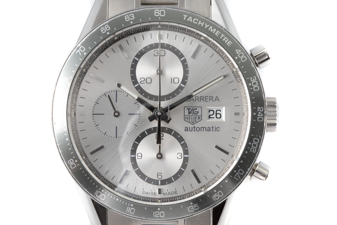 IMG_9081 TAG Heuer Carrera Calibre 16 Mens watch Unisex Automatic Steel CV2011-0 Replica 7