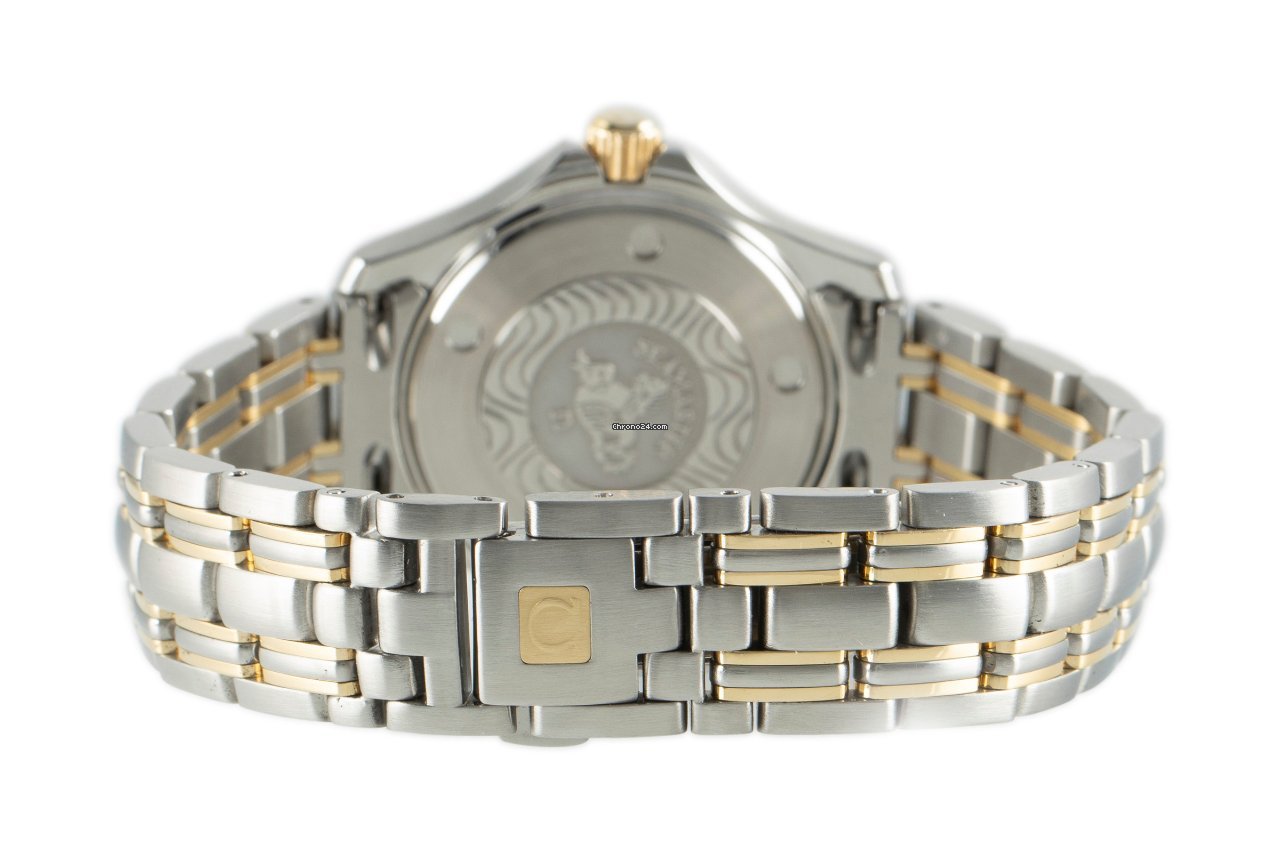 Omega Seamaster Womens watch Quartz Gold Steel 596.1503 Replica 7