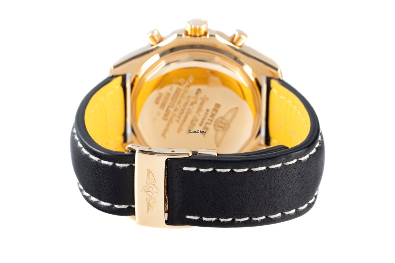 IMG_9081 Breitling Bentley GT Mens watch Unisex Automatic Yellow gold K13362 Replica 7