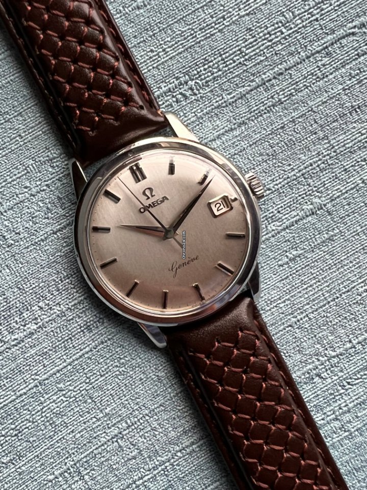 IMG_9081 Omega Geneve Mens watch Unisex Manual winding Steel 14703 Replica 7