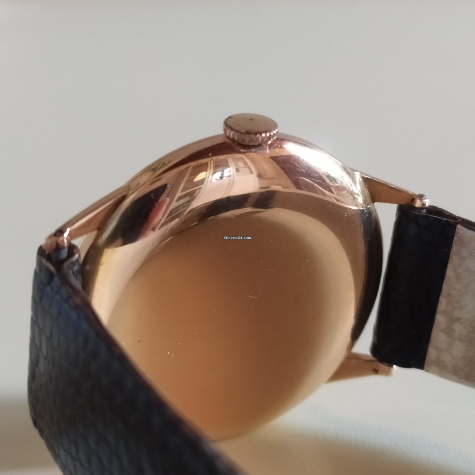 IMG_9081 Movado Mens watch Unisex Manual winding Yellow gold 0080976 Replica 7