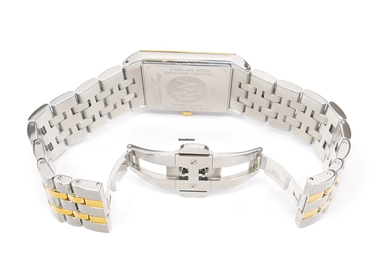 IMG_9081 Raymond Weil Tango Mens watch Unisex Quartz Gold Steel 5381-STP-00308 Replica 7