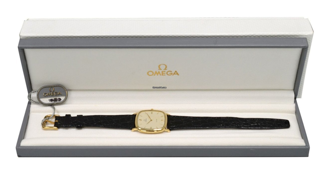 Omega De Ville Mens watch Unisex Quartz Yellow gold 1953378 3953378 Replica 7