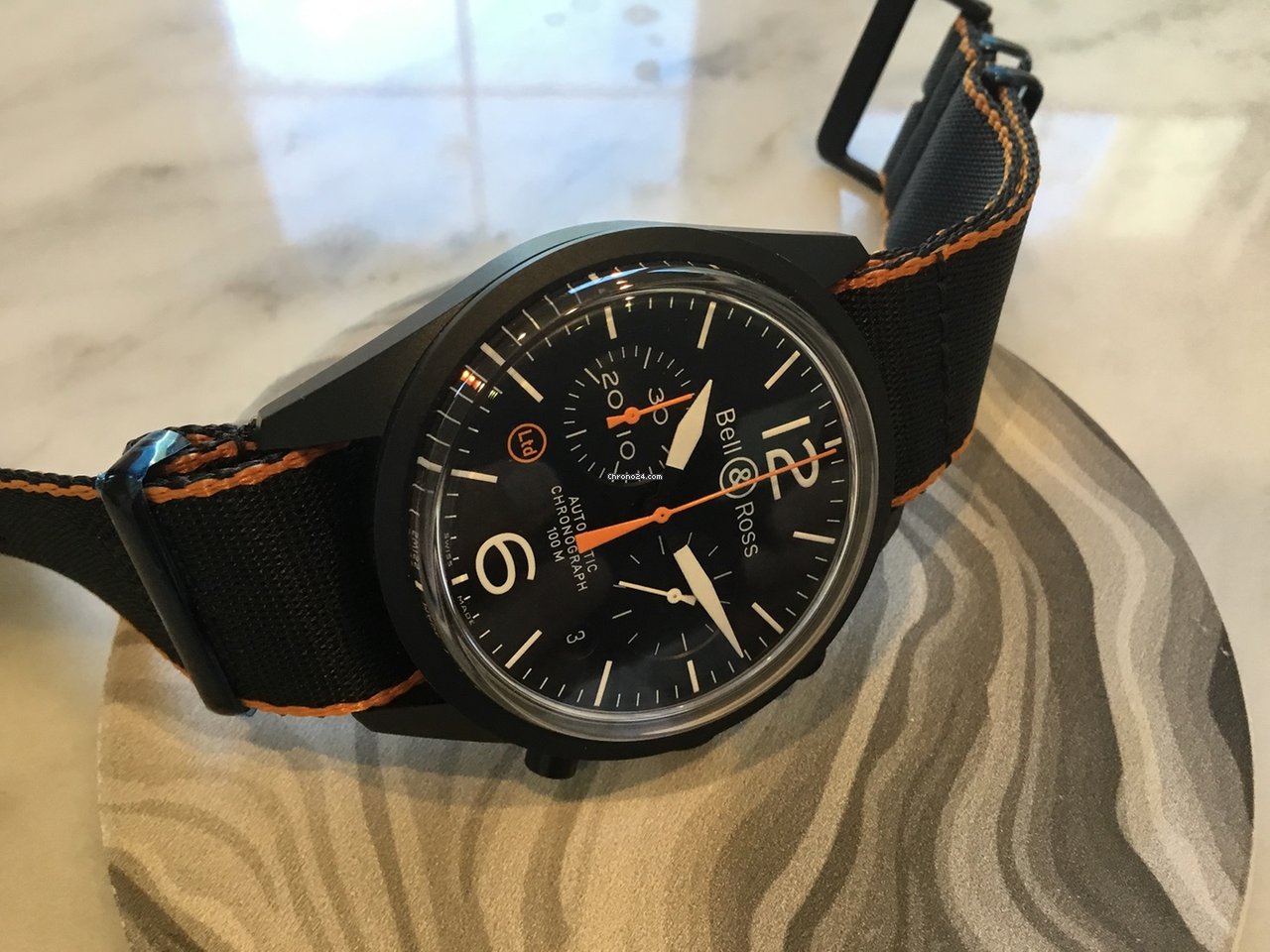 IMG_9081 Bell & Ross BR V1 Mens watch Unisex Automatic Steel BRV126-O-CA Replica 7