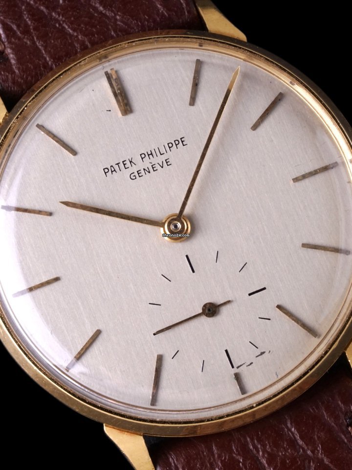 IMG_9081 Patek Philippe Calatrava Mens watch Unisex Manual winding Yellow gold 3420 Replica 7