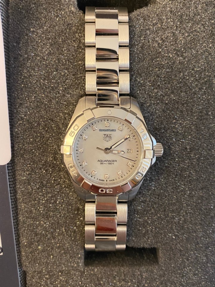 TAG Heuer Aquaracer Lady Womens watch Quartz Steel WBD1414.BA0741 Replica 7