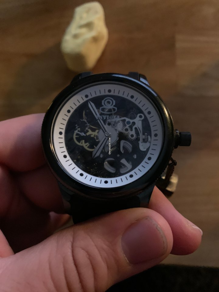 Invicta Mens watch Unisex Manual winding Steel 1091 Replica 7