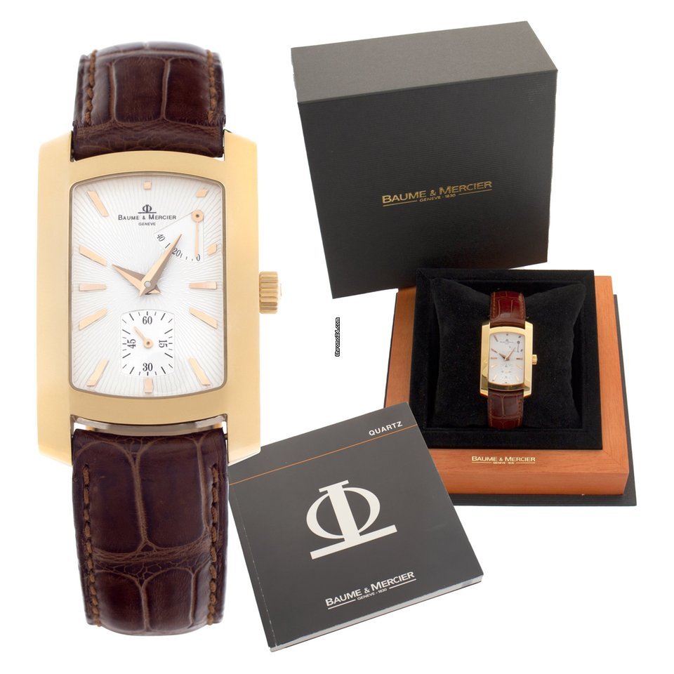 Baume & Mercier Hampton Mens watch Unisex Automatic Rose gold 65362 Replica 7