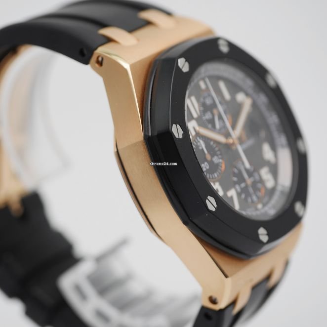 IMG_9081 Audemars Piguet Royal Oak Offshore Chronograph Mens watch Unisex Automatic Rose gold 25940OK.OO.D002.CA.01 Replica 7