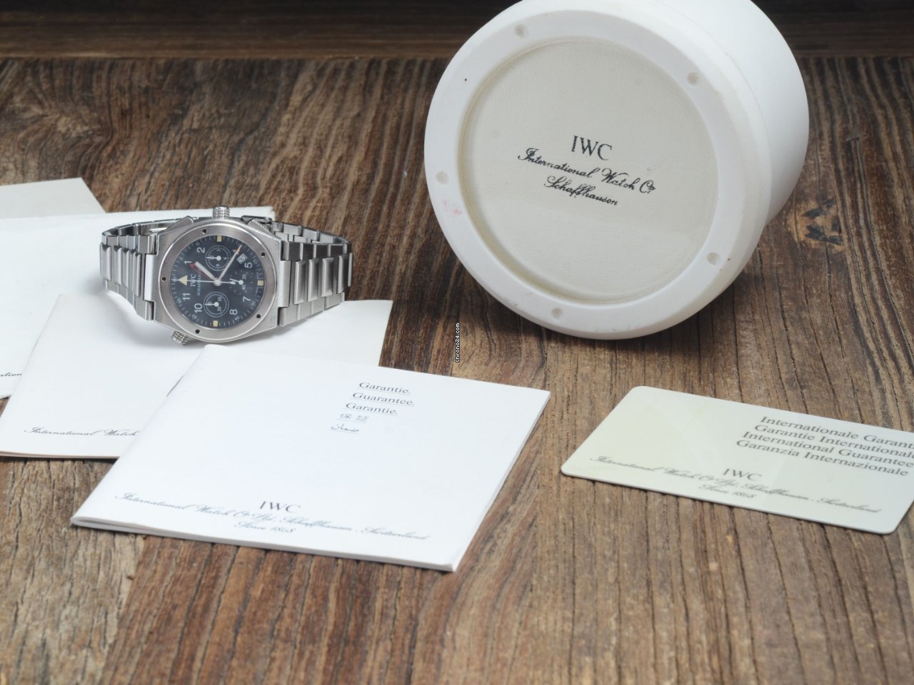 IWC Ingenieur Chronograph Mens watch Unisex Quartz Steel IW3805 Replica 7