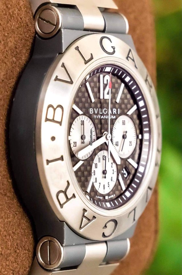 Bulgari Diagono Mens watch Unisex Automatic Titanium TI 44 TA CH Replica 7