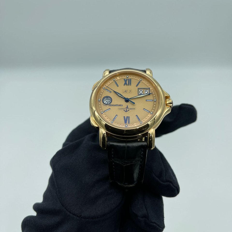 Ulysse Nardin San Marco Mens watch Unisex Automatic Rose gold 226-88 Replica 7