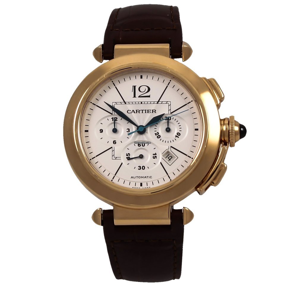 Cartier Pasha Mens watch Unisex Automatic Yellow gold W3020151 Replica 7