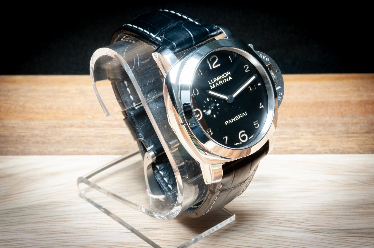 IMG_9081 Panerai Luminor Marina 1950 3 Days Automatic Mens watch Unisex Automatic Steel PAM 00359 Replica 7
