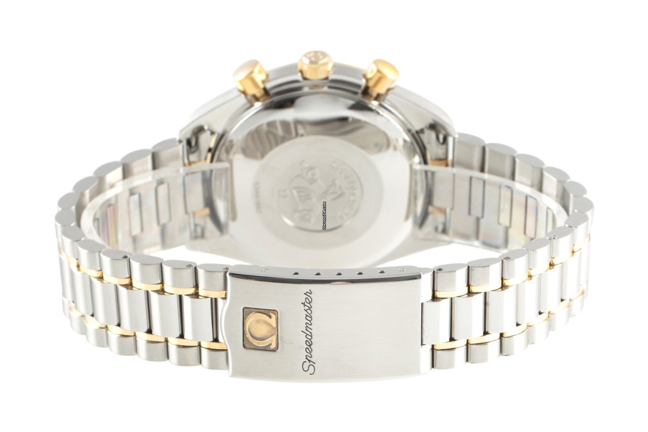 IMG_9081 Omega Speedmaster Date Mens watch Unisex Automatic Gold Steel 3311.10.00 Replica 7