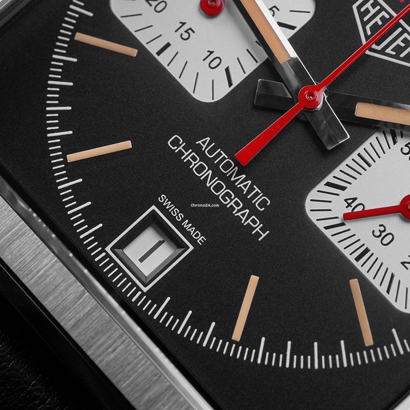 TAG Heuer Monaco Calibre 11 Mens watch Unisex Steel CAW211S.FC6375 Replica 7