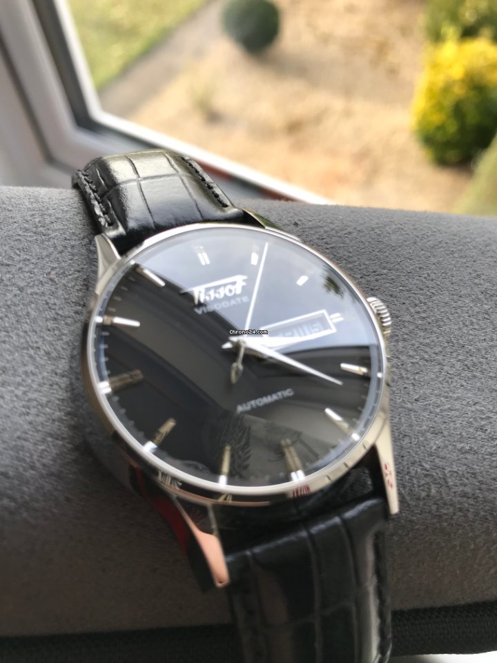 IMG_9081 Tissot Heritage Visodate Mens watch Unisex Automatic Steel T0194301605101 Replica 7