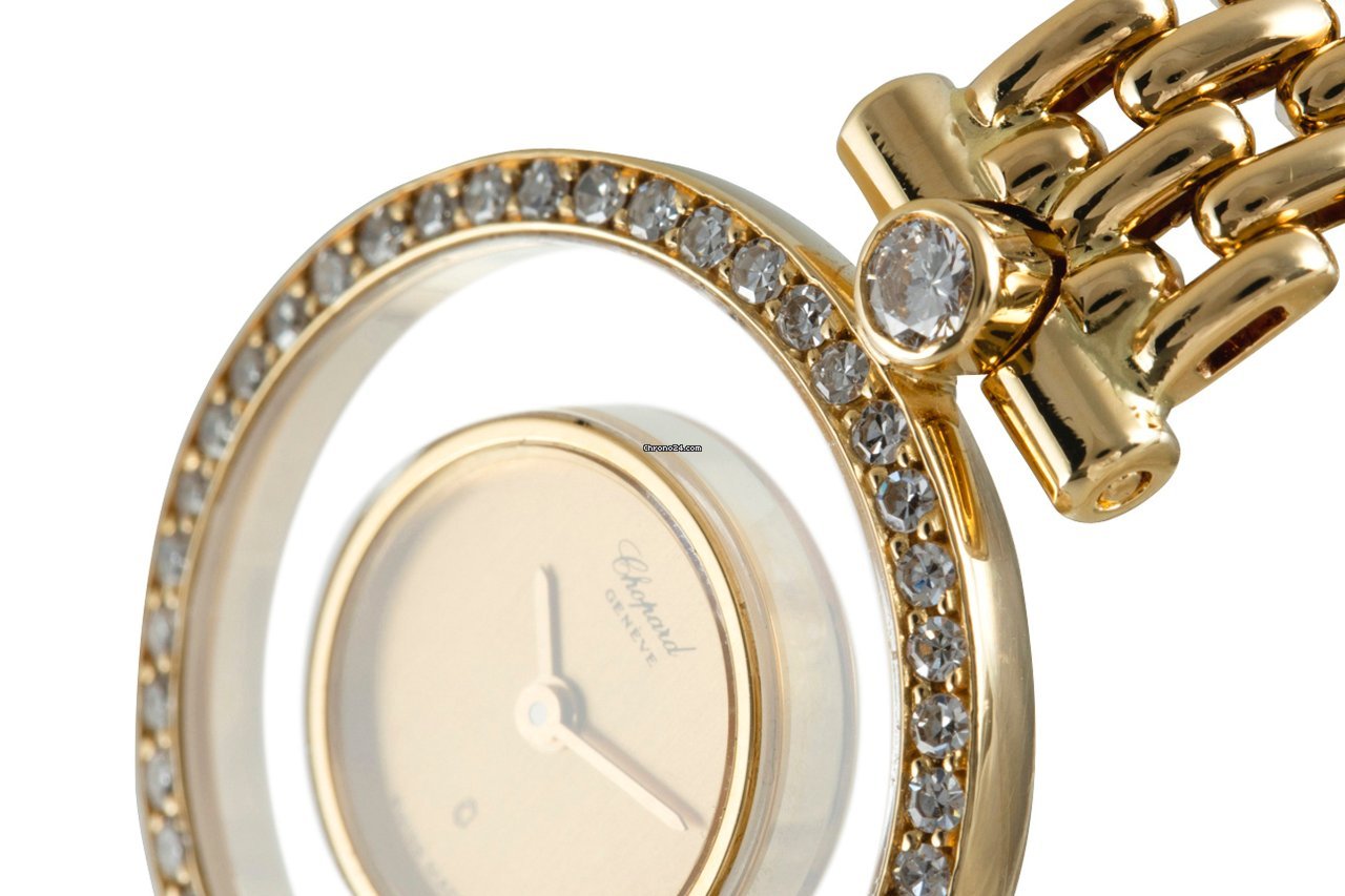 IMG_9081 Chopard Happy Diamonds Womens watch Quartz Yellow gold 20 3926 Replica 7