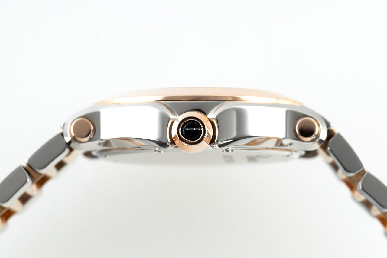 IMG_9081 Chopard Happy Sport Womens watch Quartz Gold Steel 27 8488 Replica 7