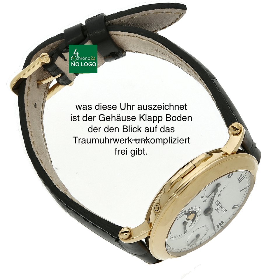 IMG_9081 Patek Philippe Complications Mens watch Unisex Automatic Yellow gold 5054J Replica 7