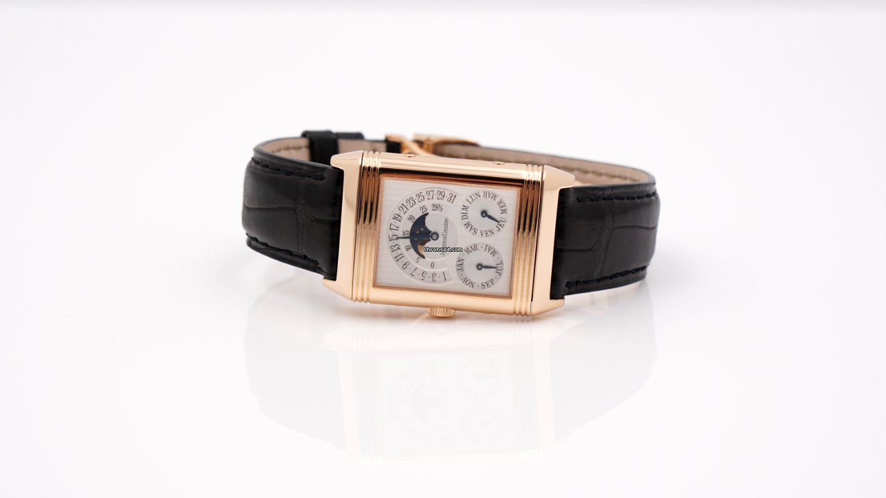 IMG_9081 Jaeger-LeCoultre Reverso Mens watch Unisex Manual winding Rose gold 270.2.55 Replica 7