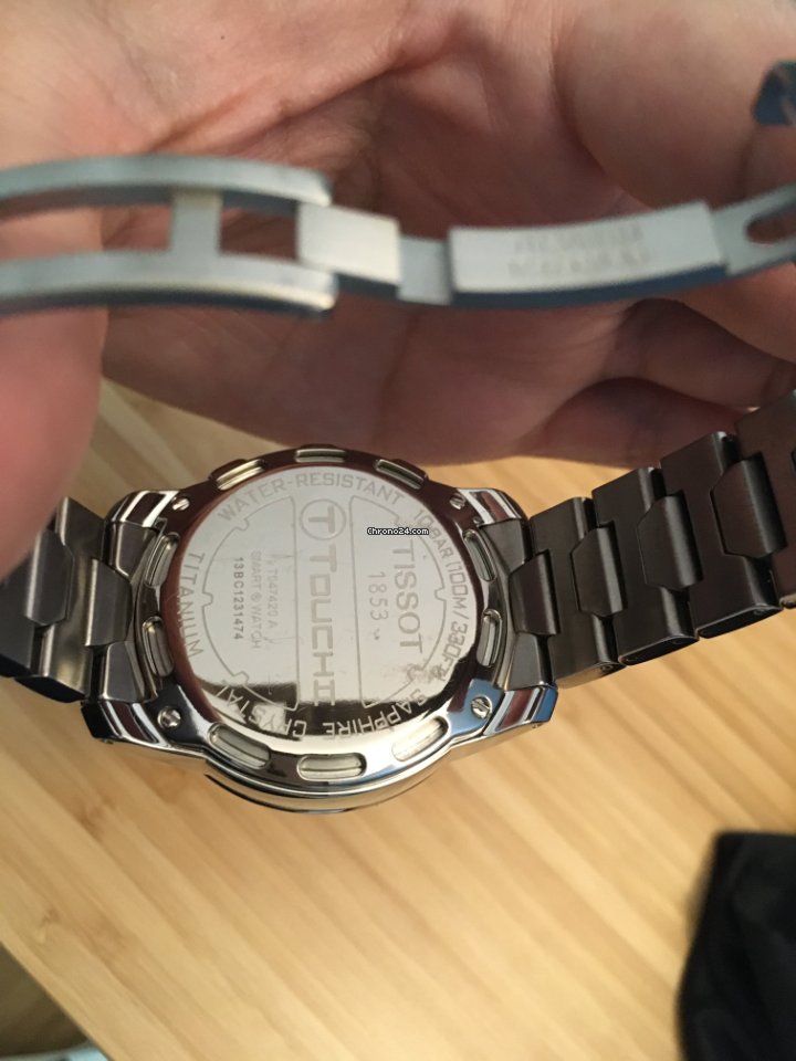 IMG_9081 Tissot T-Touch II Mens watch Unisex Quartz Titanium T047.420.44.207.00 Replica 7