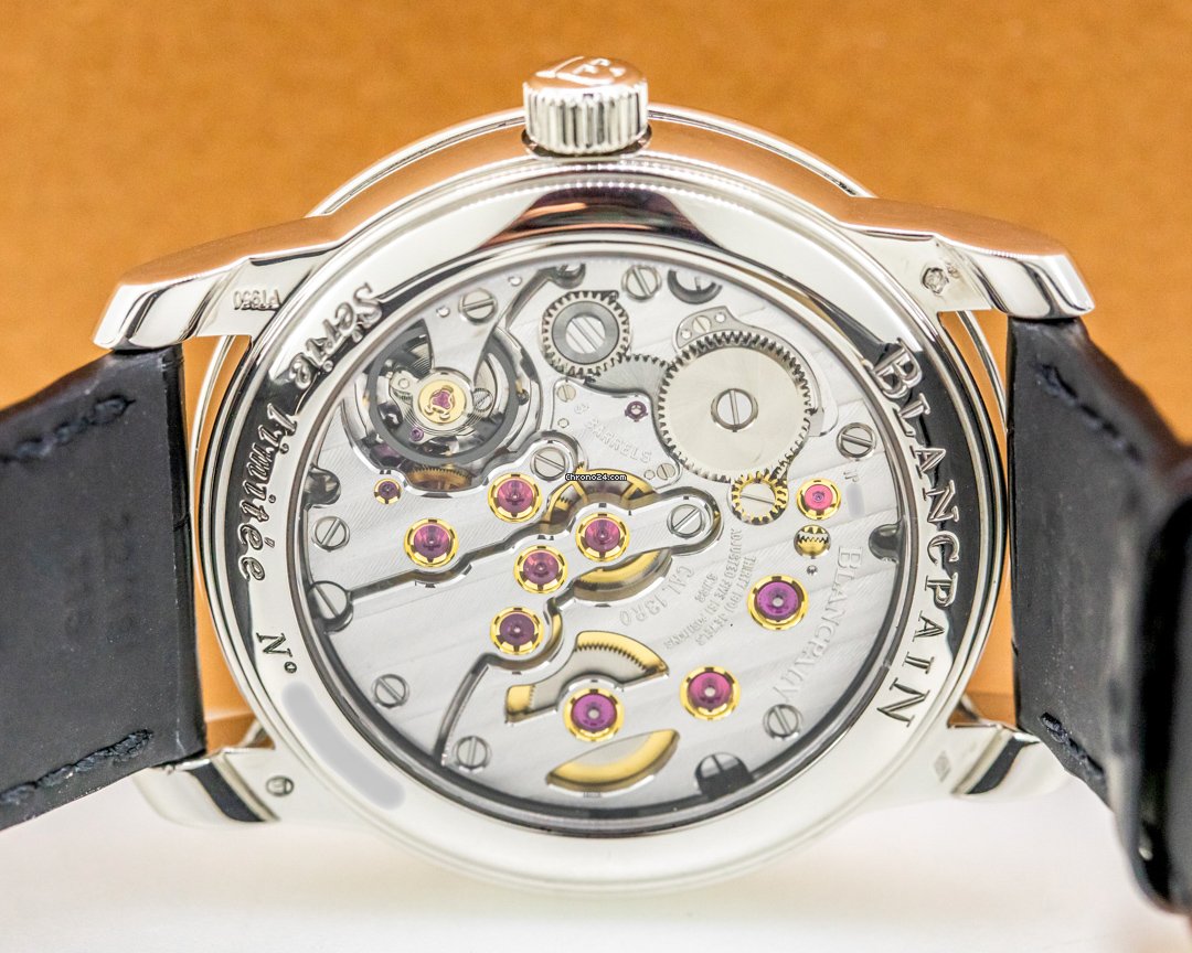 IMG_9081 Blancpain Le Brassus Mens watch Unisex Automatic Platinum 4213-3442-55B Replica 7