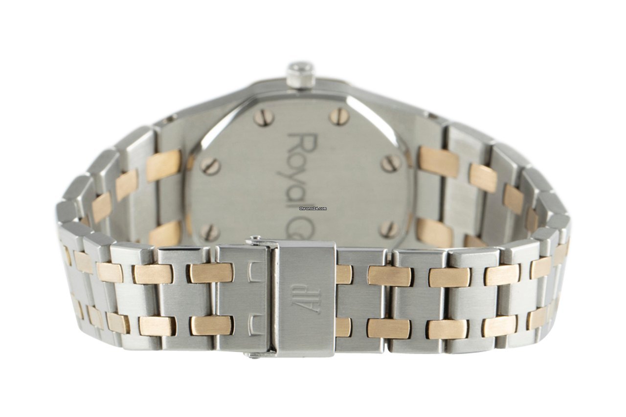 IMG_9081 Audemars Piguet Royal Oak Lady Womens watch Quartz Gold Steel SA66270.722 Replica 7