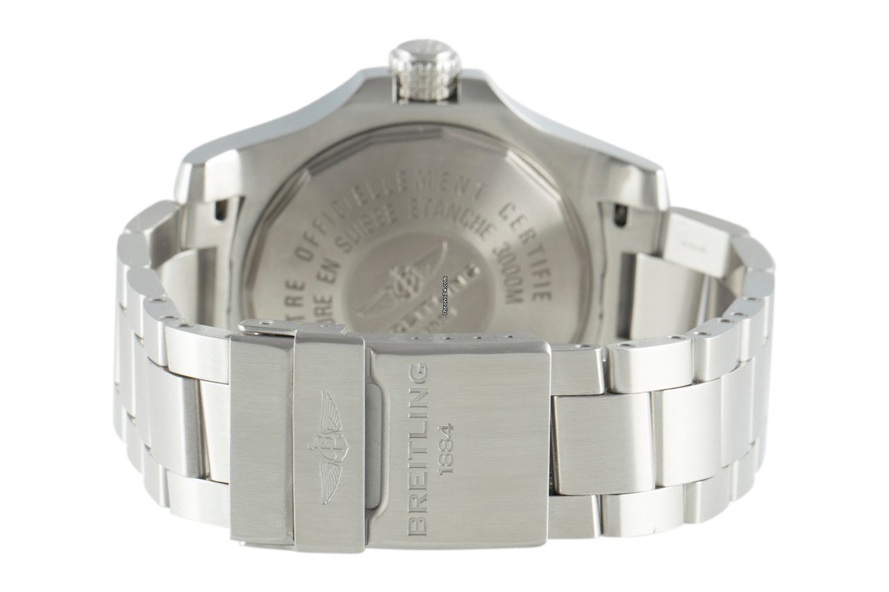 IMG_9081 Breitling Avenger II Seawolf Mens watch Unisex Automatic Steel A17331 Replica 7