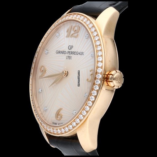IMG_9081 Girard Perregaux Cats Eye Womens watch Automatic Rose gold 80493D52A763-CK6A Replica 7