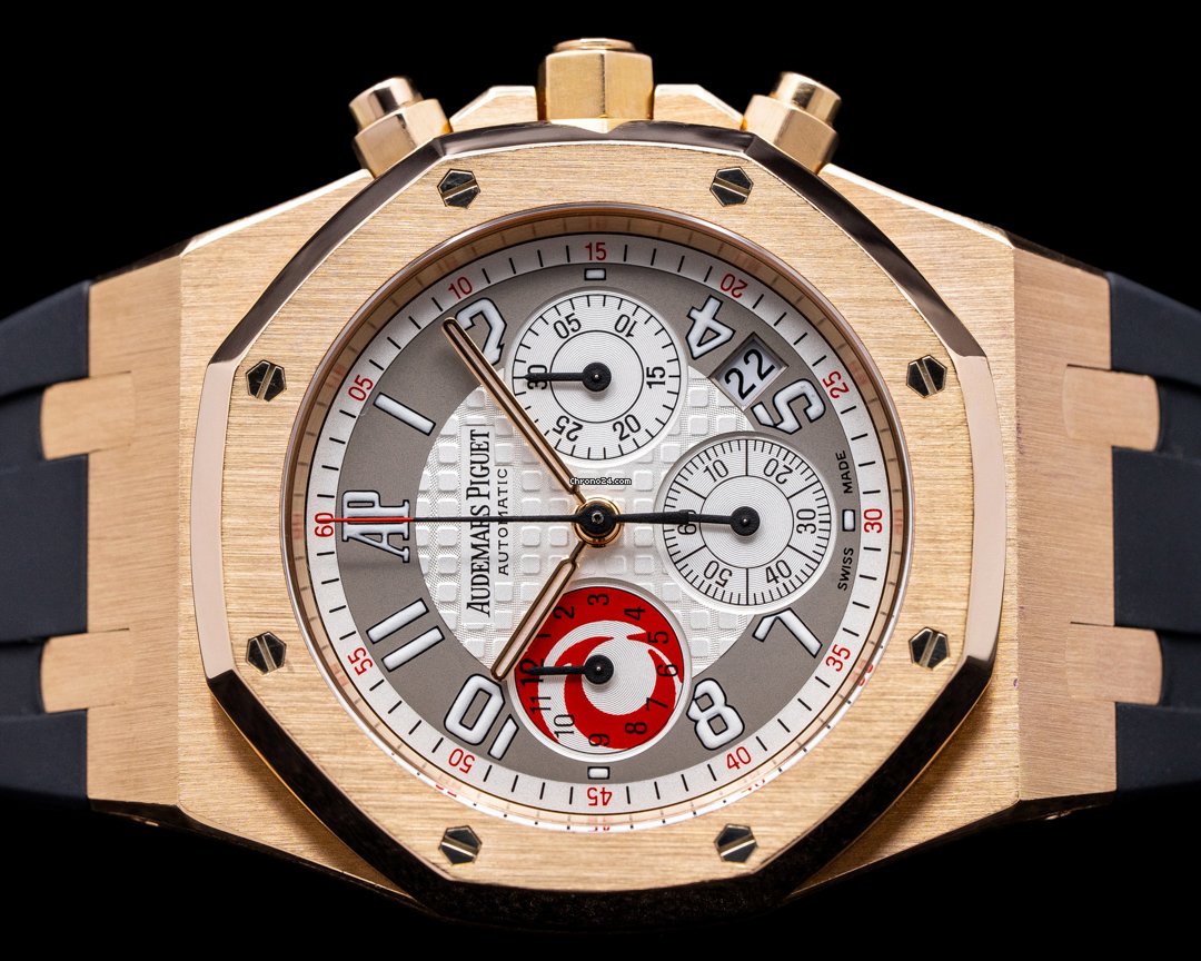 IMG_9081 Audemars Piguet Royal Oak Chronograph Mens watch Unisex Automatic Steel 25979OR.0.0002CA.01 Replica 7