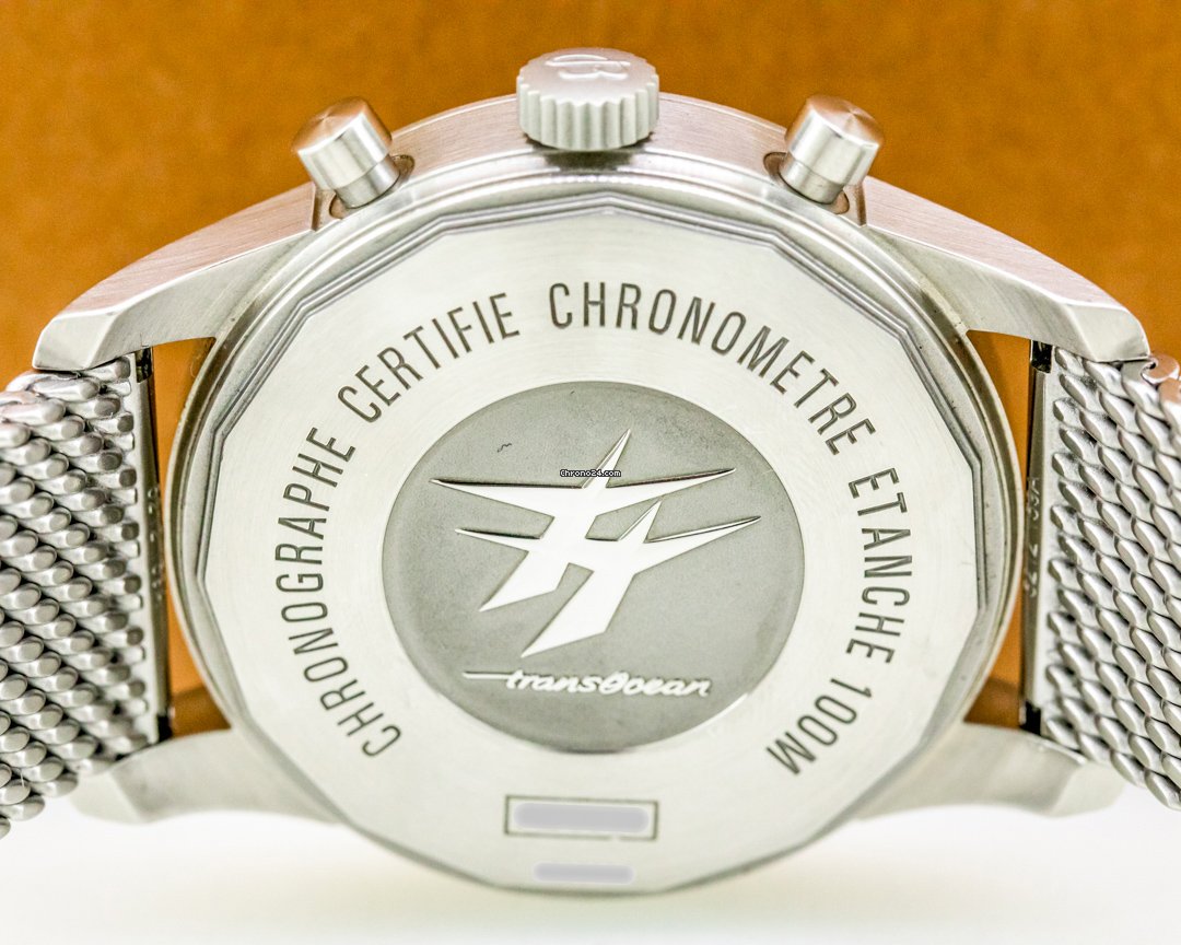 Breitling Transocean Unitime Pilot Mens watch Unisex Automatic Steel AB0510U9 C879 Replica 7
