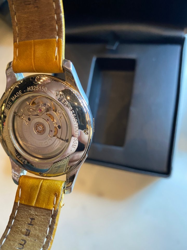 IMG_9081 Hamilton Jazzmaster Viewmatic Mens watch Unisex Automatic Steel H325150 Replica 7