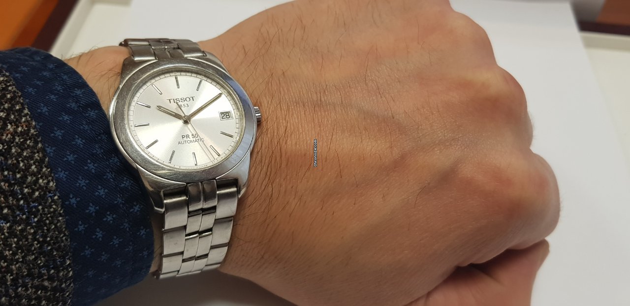IMG_9081 Tissot PR 50 Mens watch Unisex Automatic Steel J374 474 Replica 7