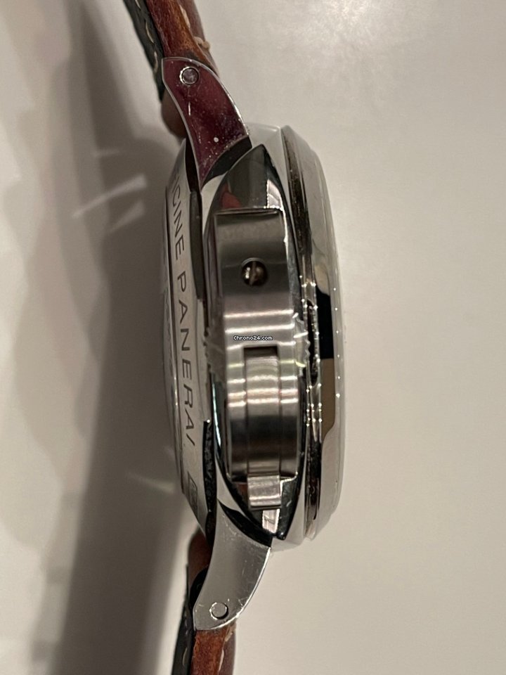 IMG_9081 Panerai Luminor 1950 3 Days Chrono Flyback Mens watch Unisex Automatic Steel PAM 00654 Replica 7