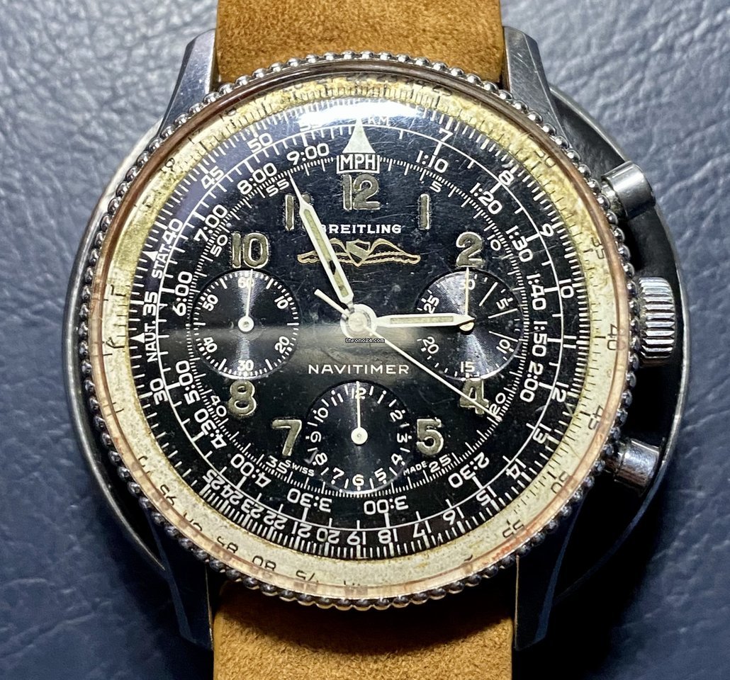Breitling Navitimer Mens watch Unisex Manual winding Steel 806 AOPA Replica 7