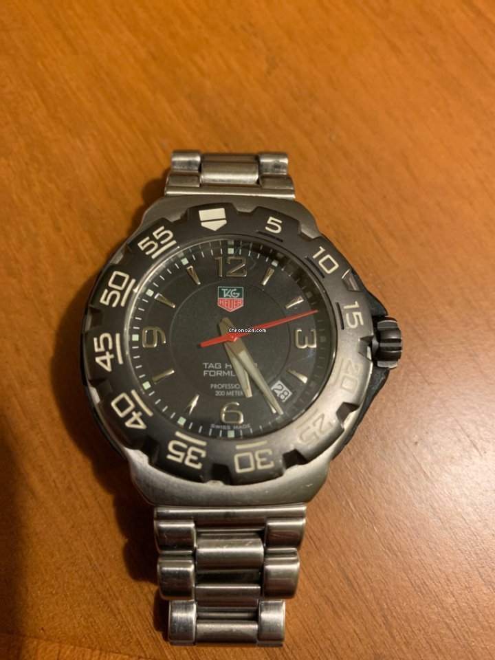 IMG_9081 TAG Heuer Formula 1 Quartz Mens watch Unisex Quartz Steel WAC1110-0 Replica 7