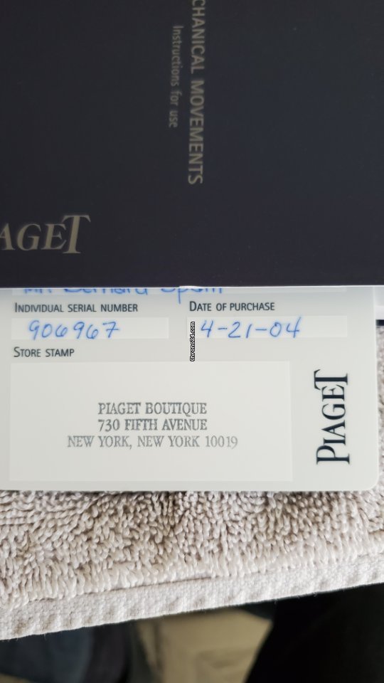 Piaget Emperador Mens watch Unisex Manual winding Rose gold P10107 Replica 7
