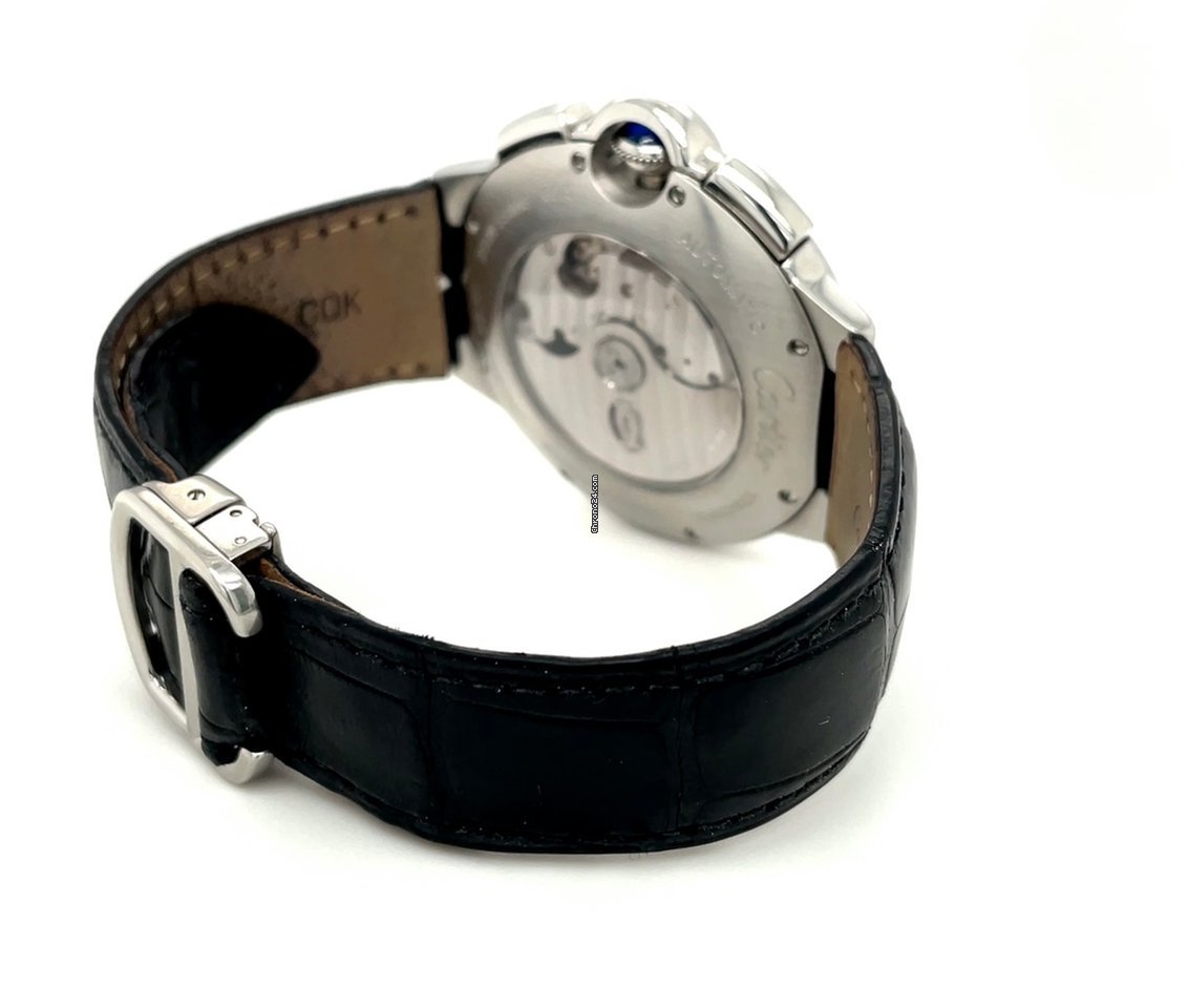 IMG_9081 Cartier Ballon Bleu 44mm Mens watch Unisex Automatic Steel W6920003 Replica 7