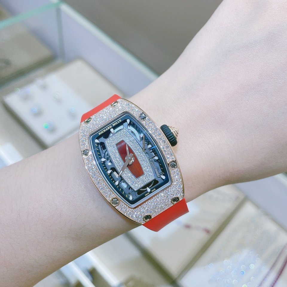 IMG_9081 Richard Mille RM 07 Womens watch Automatic Rose gold RM07-01 Rose Gold Replica 7