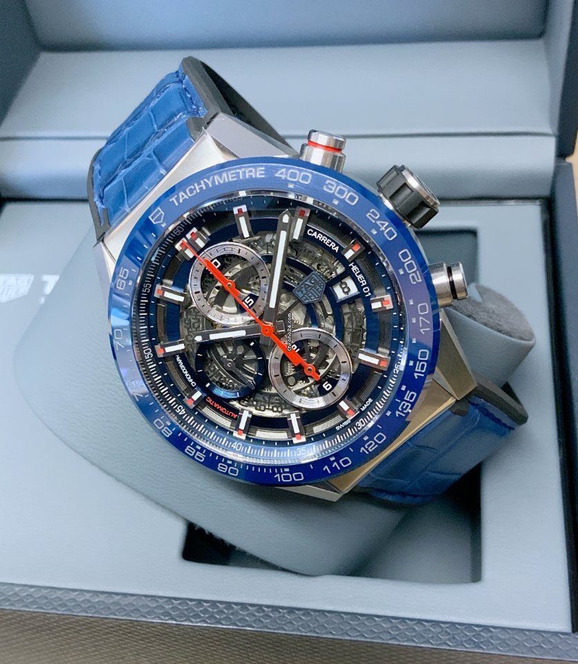 IMG_9081 TAG Heuer Carrera Calibre HEUER 01 Mens watch Unisex Automatic Steel CAR201T.FC6406 Replica 7