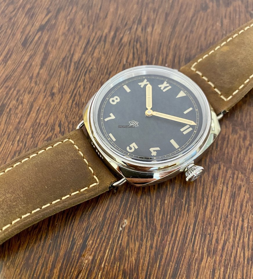 IMG_9081 Panerai Radiomir 3 Days 47mm Mens watch Unisex Manual winding Steel PAM 00424orPAM 424 Replica 7