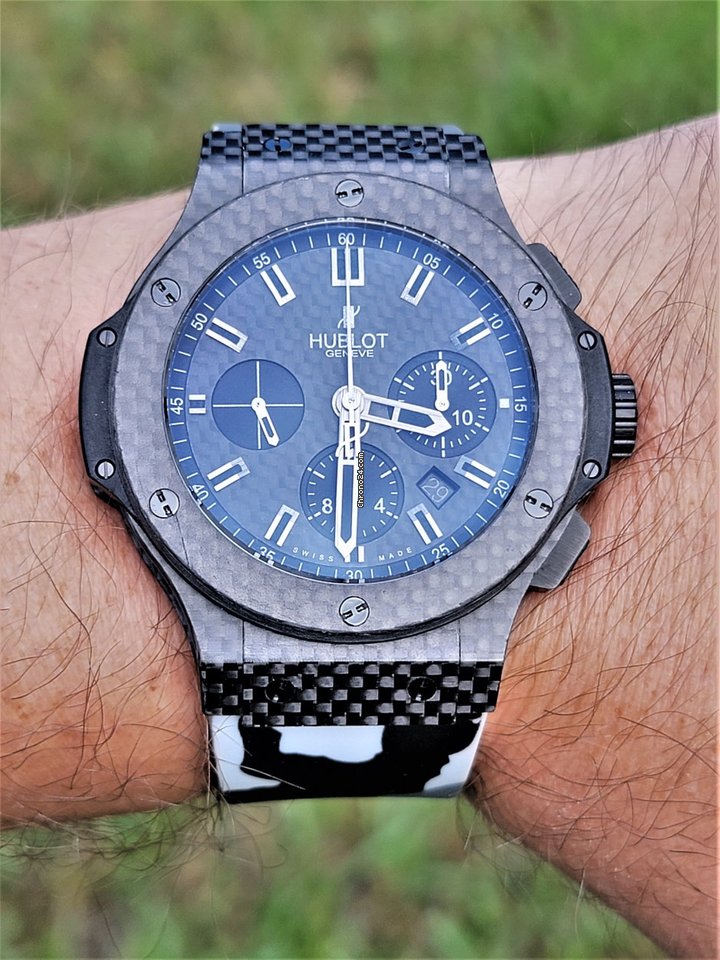 Hublot Big Bang 44 mm Mens watch Unisex Automatic Carbon 301.QX.1724.RX Replica 7