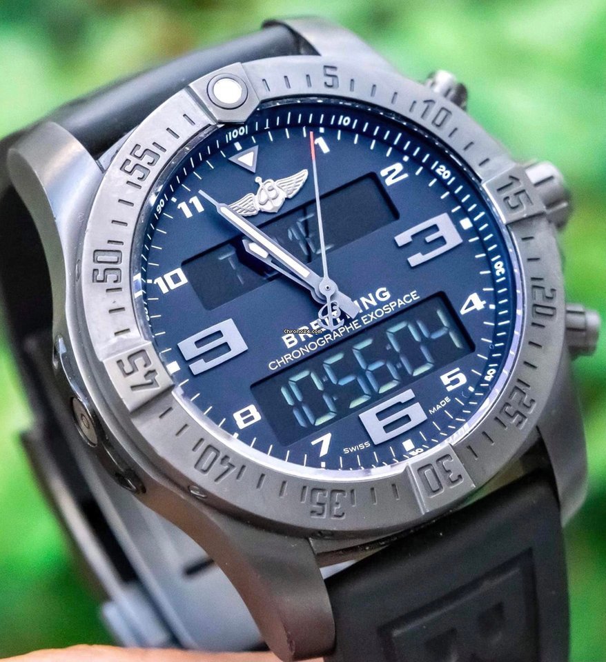IMG_9081 Breitling Exospace B55 Connected Mens watch Unisex Quartz Titanium VB5510H1 BE45 Replica 7