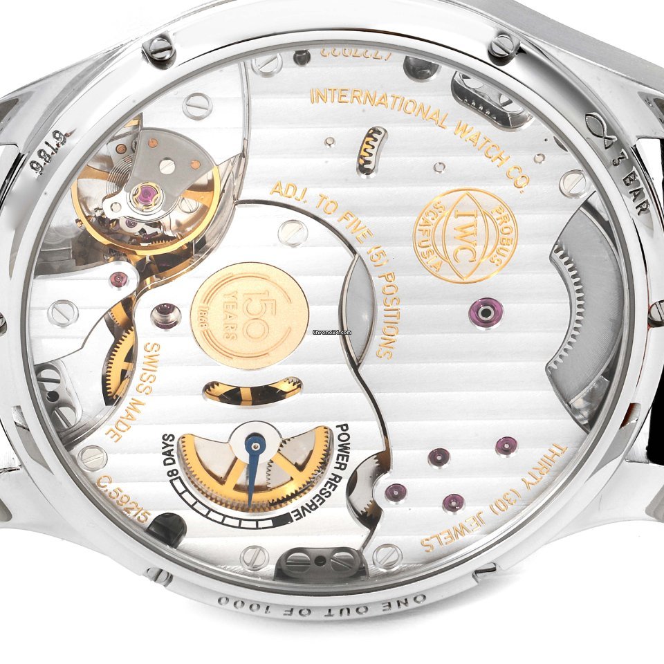 IMG_9081 IWC Portuguese Hand-Wound Mens watch Unisex Manual winding Steel IW510212 Replica 7