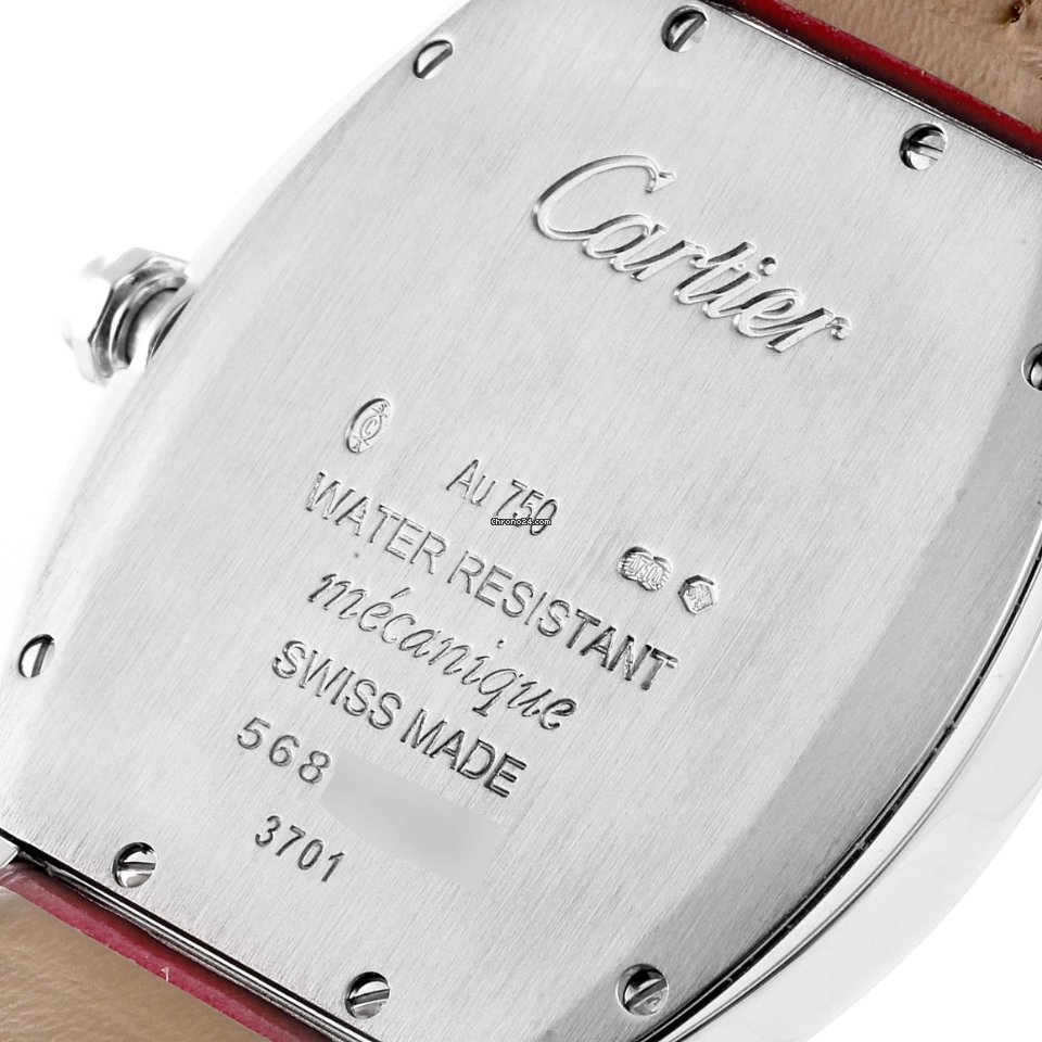IMG_9081 Cartier Tortue Womens watch Manual winding White gold WA501009 Replica 7