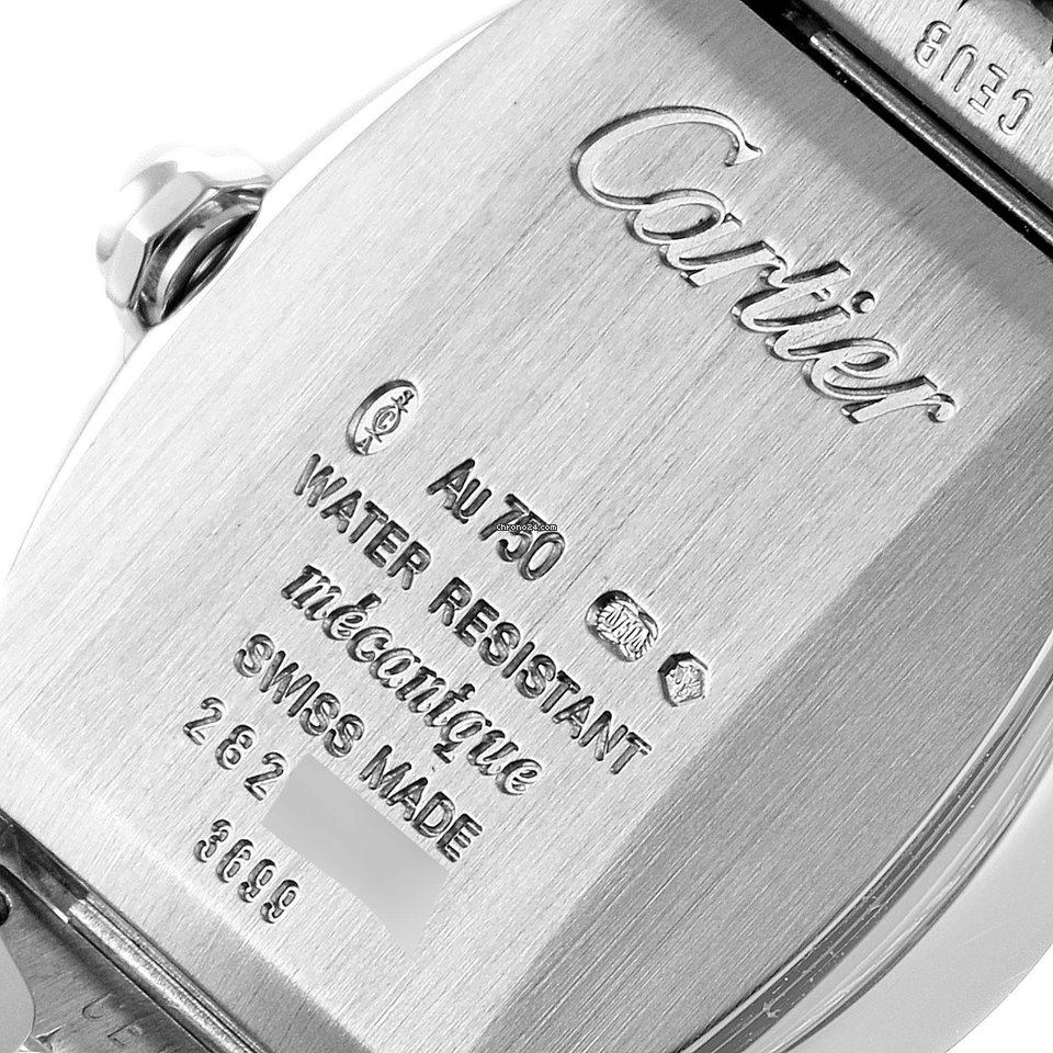 IMG_9081 Cartier Tortue Womens watch Manual winding White gold WA501011 Replica 7