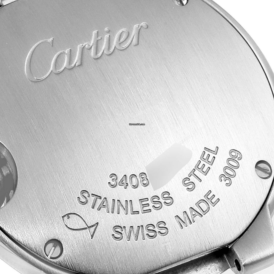 Cartier Ballon Bleu 28mm Womens watch Quartz Steel W69010Z4 Replica 7