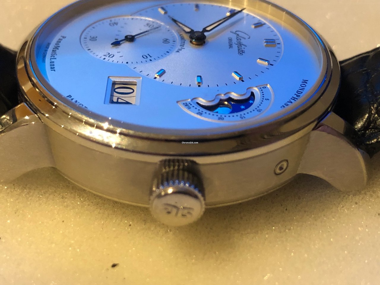 IMG_9081 Glashutte Original PanoMaticLunar Mens watch Unisex Automatic Steel 1-90-02-42-32-05 Replica 7
