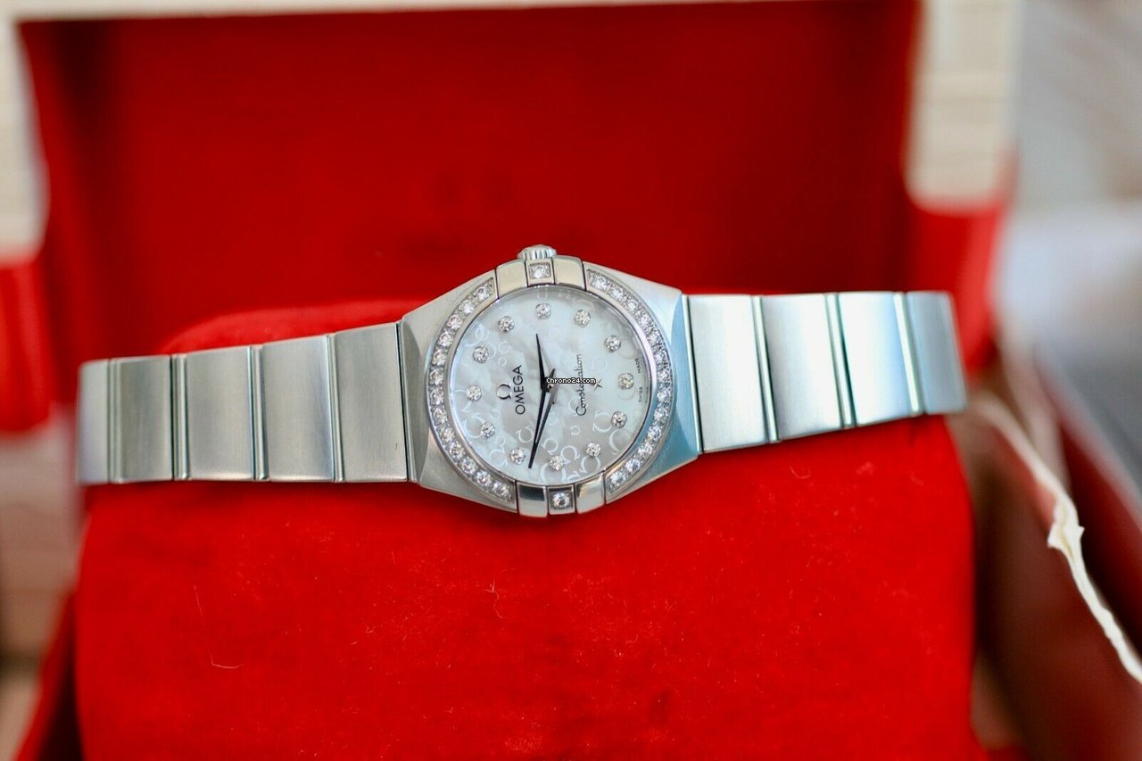 IMG_9081 Omega Constellation Quartz Womens watch Quartz Steel 123.15.24.60.55.005 Replica 7